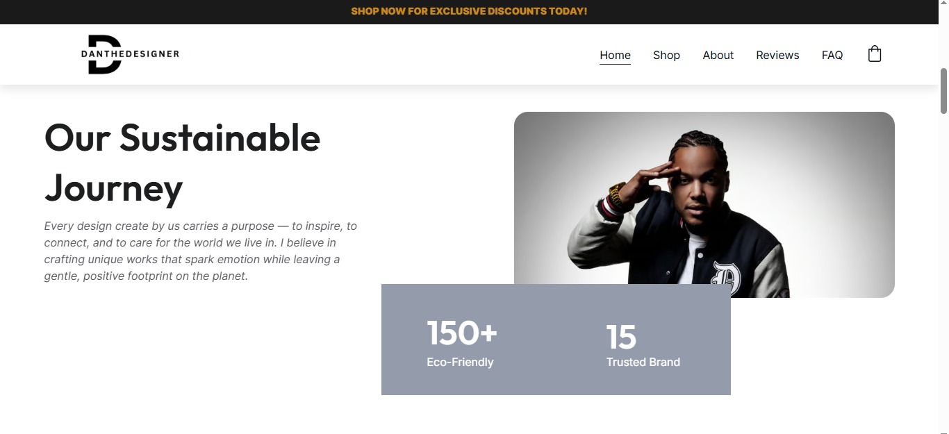 DanTheDesigner Sustainability Metrics and Storytelling Block
